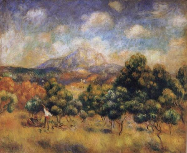 Paul Cezanne Mount Sainte-Victoire china oil painting image